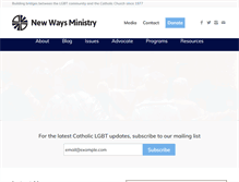 Tablet Screenshot of newwaysministry.org